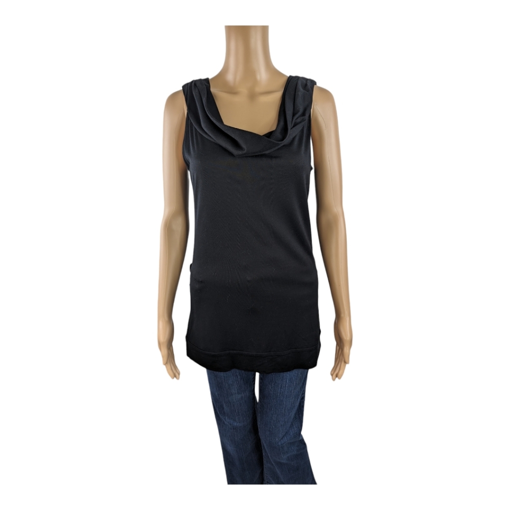 Diane von Furstenberg Black Silk Tura Top 8